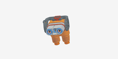 HighVoltageShieldedSuperCurrent2CoreConnector